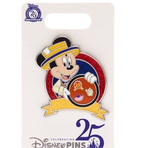 Disney 25th Anniversary Mickey Mouse Pin